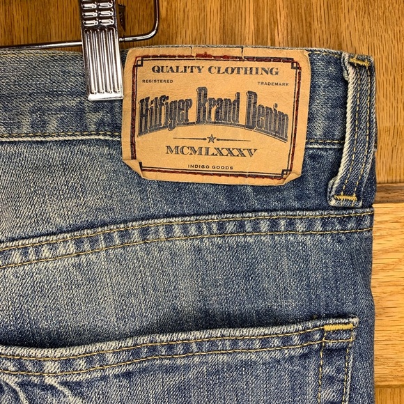 Hilfiger Brand Denim Heritage Bootcut Jeans Men’s 36X30 Blue - Picture 4 of 5